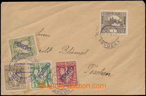 166498 - 1919 POLAND  underpaid letter stamp. Hradčany 1h, sent from