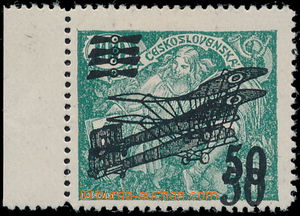 166511 -  Pof.L5 Pd, hodnota 50/100h zelená s levým okrajem, DVOJIT