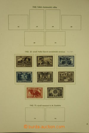 166613 - 1942-79 [SBÍRKY]  nekompletní generální sbírka na albov