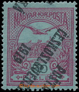 166753 -  Pof.93Pp, 50f violet, inverted overprint type II.; marked b