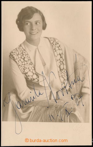 166892 - 1927 NOVOTNÁ Jarmila (1907-1994), významná česká opern