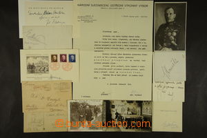 166949 - 1860-1990 [SBÍRKY]  velká pozůstalost autografů po sběr