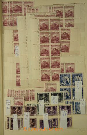 166956 - 1920-1938 [SBÍRKY]  obchodní zásoba v zaplněném 8-listo