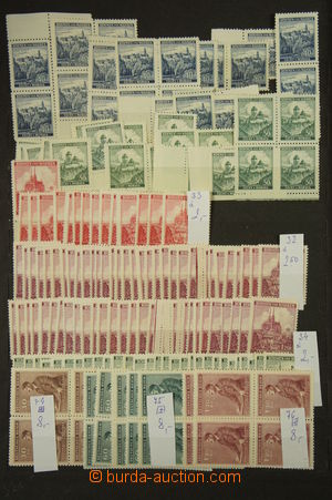 166959 - 1939-45 [COLLECTIONS]  accumulation in/at full 12-sheet stoc