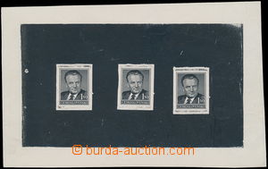 167172 - 1950 PLATE PROOF  K. Gottwald 1,50Kčs, plate proof - print 