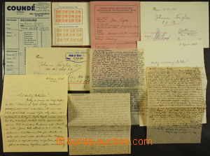 167212 - 1941-45 GOLLNOW  sestava 2ks kurýrních dopisů s obsahem a