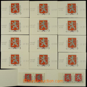 167264 - 1993 ZS2, Státní znak, sestava 14ks známkových sešitků