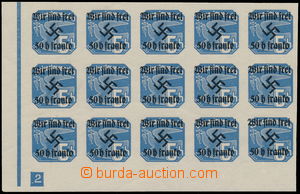 167279 - 1938 RUMBURG  Mi.25, Newspaper stamp 100H/9H with overprint 