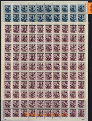 167290 - 1942 Pof.100-101, Německý červený kříž (III) 60h+40h 