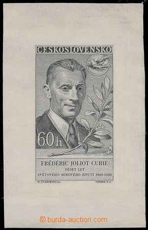 167410 - 1959 PLATE PROOF  Pof.1049, 10 years světového mírového 