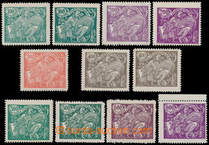 167424 -  Pof.164A-169A, complete set 100h-600h, value 400h in both t