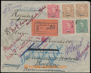 167461 - 1911 firemní R-dopis (Siemens) adresovaný do Německa, 3-b