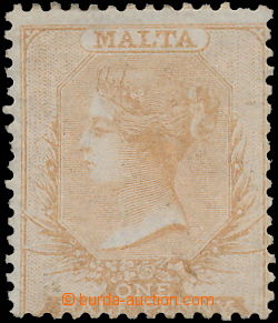 167470 - 1860-63 SG.3, Viktorie 1/2P, žluto-hnědá, na tenkém bíl
