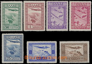 167483 - 1933 Mi.362-368, Letecké; kompletní řada zn. bez stopy po