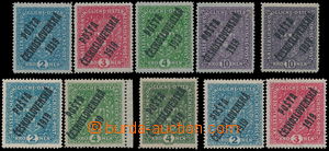 167499 -  Pof.48-51I, 48-49II, 50a, 51ay, 10 stamps Coat of arms, val