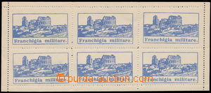 167565 - 1943 TUNIS, Sas.1, okupační vydání Franchigia Militare, 