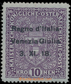 167574 - 1918 TRENTINO, Sas.18, rakouská Znak 10K, vydání 1916, s 