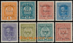167580 - 1918 TRENTINO Sas.3, 5, 6, 8-11,13, Znak, vydání 1916, 8 h