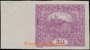 167643 -  Pof.13N, 30h light violet, with L sheet margin; cat. 4.500K