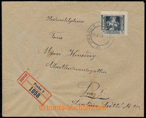 167699 - 1919 R-dopis v místě vyfr. zn. 75h, Pof.30B, znehodnoceno 