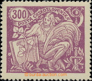 167739 -  Pof.175A, 300h fialová, II. typ, ŘZ 13¾; dobře cent