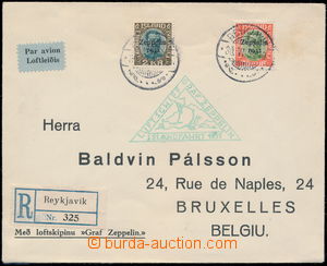 167792 - 1931 ICELAND / ISLANDFAHRT 1931  Reg and airmail letter to B