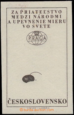 167821 - 1962 PLATE PROOF  Pof.L50, Praga 62, plate proof - master di