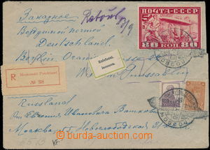 167822 - 1930 SOVIET UNION / Ruslandfahrt  R+Let-dopis zaslaný do Be