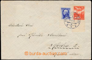 167839 - 1943 dopis do Protektorátu ČaM vyfr. zn. Alb.83 + leteckou