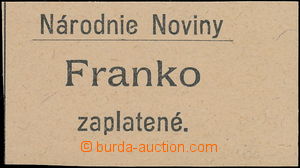 167856 - 1918 NOVINOVÁ PROVIZORIA  Pof.NN16a, Národní noviny Turč