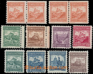 167948 - 1926 Pof.216-224, Small Landscapes 20h - 2,50CZK without wat
