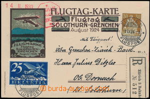 167950 - 1924 letecký den Solothurn - Grenchen a následný let ZÜR