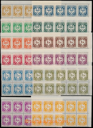 168007 - 1941 Pof.SL1-12, 30h-5K Služební I., kompletní série, ho
