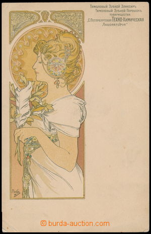 168049 - 1910? MUCHA Alfons (1860–1939), Ženská postava, litograf
