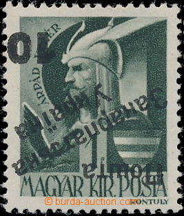 168089 - 1945 Užhorodský přetisk, kat. Majer U25Pp, Árpád 10/1f,