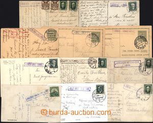 168192 - 1926-1936 sestava 10ks celistvostí s raz. různých poštov