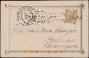 168234 - 1897 pohlednice Hostinného (Arnau), zaslaná do Trutnova, v