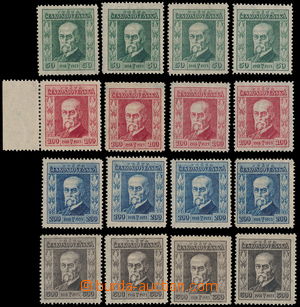 168287 - 1923 Pof.176-179, Jubilejní, 4 série, kompletní sestava p