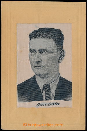 168325 - 1930 Jan Baťa, textilní uměle tkaná pohlednice, neprošl