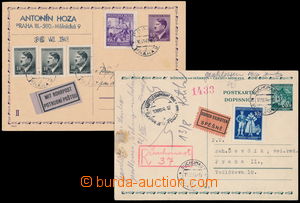 168400 - 1943-44 CDV4 + CDV17 II, comp. 2 pcs of Bohemian and Moravia