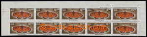 168468 - 2000 Sc.1827, Motýl 15Rp, horní 10-blok s 2 rohy archu, 6k
