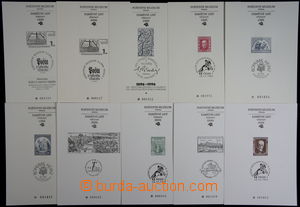 168540 - 1995-2000 PTM1-15, complete set 16 commemorative prints Czec
