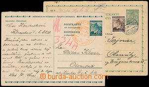 168555 - 1940 CDV5/ part I., addressed to to prison in Olomouc, orang