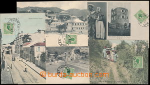 168704 - 1906-1907 sestava 5ks pohlednic s lokálními motivy, město