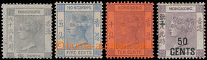 168707 - 1863-1882 SG.19, 35, 38, 49, Viktorie 96C šedá (brownish g