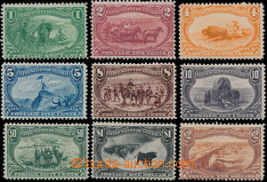 168769 - 1898 Sc.285-293, OMAHA 1C-2$, complete set in very fine qual