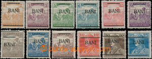 168780 - 1919 RUMUNIAN OCCUPATION 12 stamps, Opt from Borosjenő (Ine