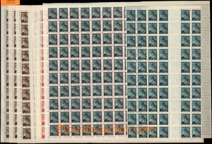 168926 - 1939 Pof.20-27, Linden Leaves, selection of complete counter