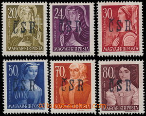 168941 - 1944 MUKACHEVO  complete set Hungarian stamp. Important wome