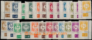 169045 - 1941 Pof.SL1-SL12, Official the first issue., selection of R